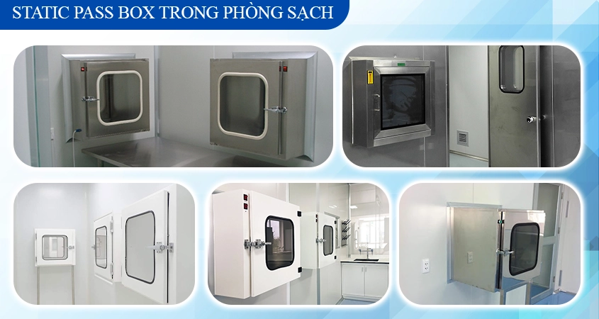 Static pass box trong phòng sạch