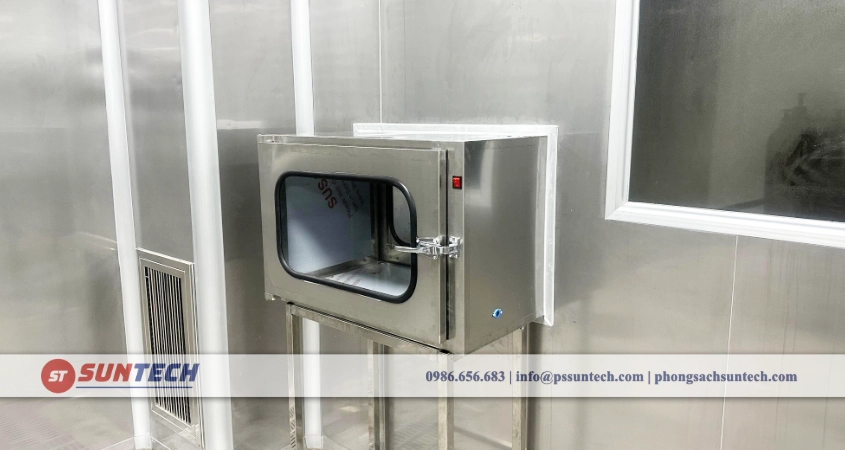 Static pass box trong phòng sạch