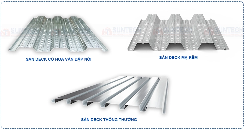 Một số loại sàn deck phổ biến