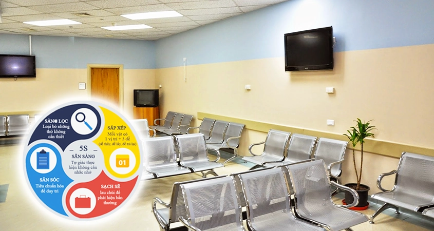 Gọn gàng và sạch sẽ sau khi áp dụng 5S trong y tế