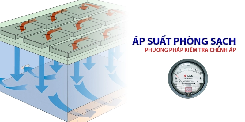 Tiêu chuẩn về chênh áp và áp suất phòng sạch