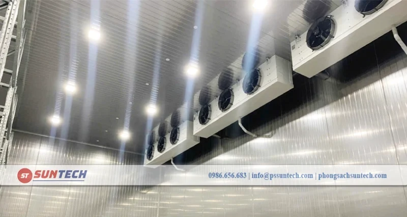 Hệ thống dàn lạnh trong kho mát