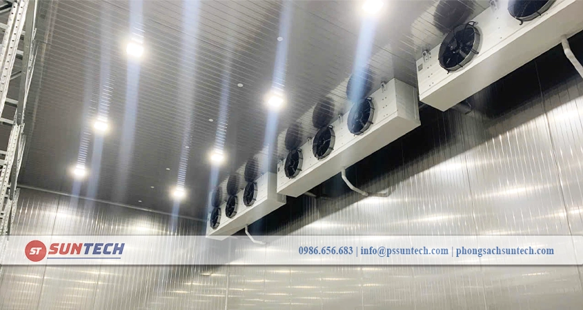 Hệ thống dàn lạnh trong kho mát