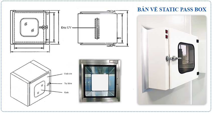 Static Pass Box (Hộp chuyển hàng tĩnh)