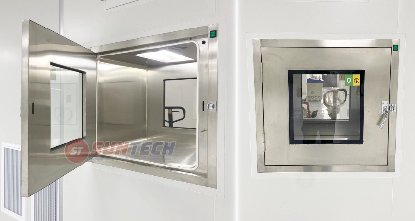 Thiết bị static pass box tại dự án Flextec
