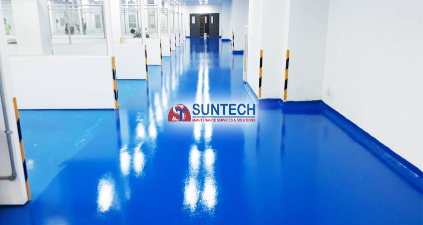 Sơn Epoxy tự san phẳng được ưu tiên sử dụng trong phòng sạch