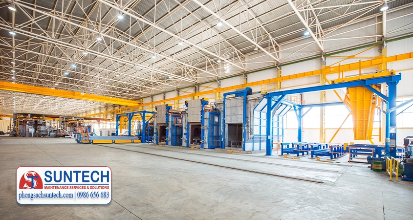 Dịch vụ cải tạo nhà xưởng tại SUNTECH