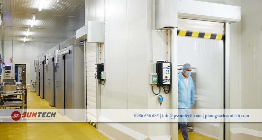 Cửa cuốn nhanh kho lạnh