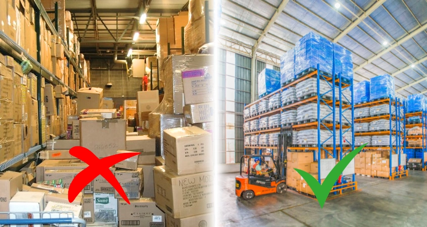 Hình ảnh 5S trong sản xuất - Sắp xếp gọn gàng, ngăn nắp, dễ lấy 