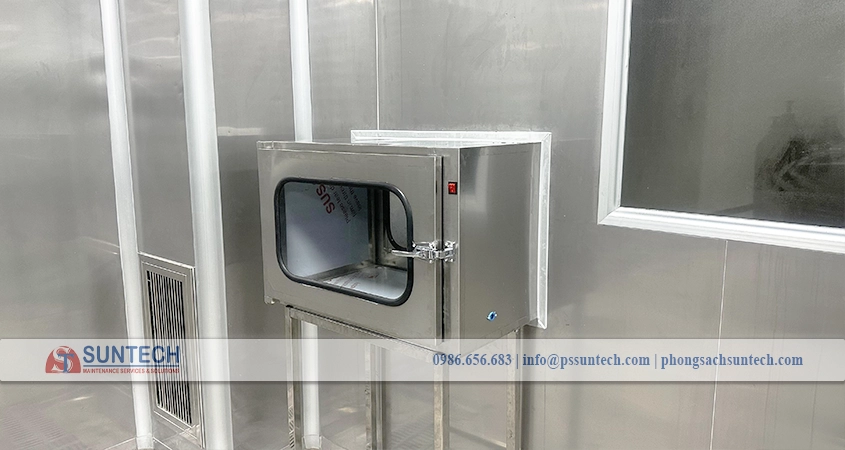 Cung cấp thiết bị Pass Box Inox cho phòng sạch thực phẩm