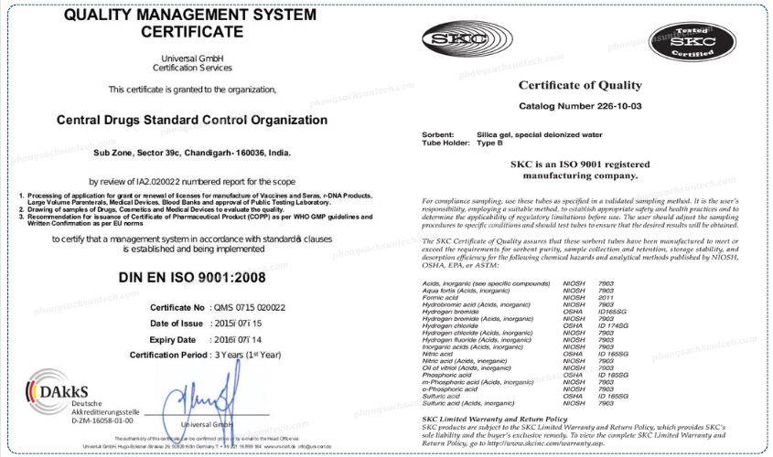 Chứng nhận chất lượng (CQ - Certificate of Quality)