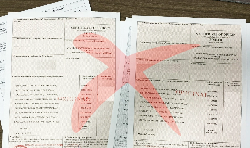 Sử dụng chứng nhận CO CQ không hợp lệ có thể bị phạt