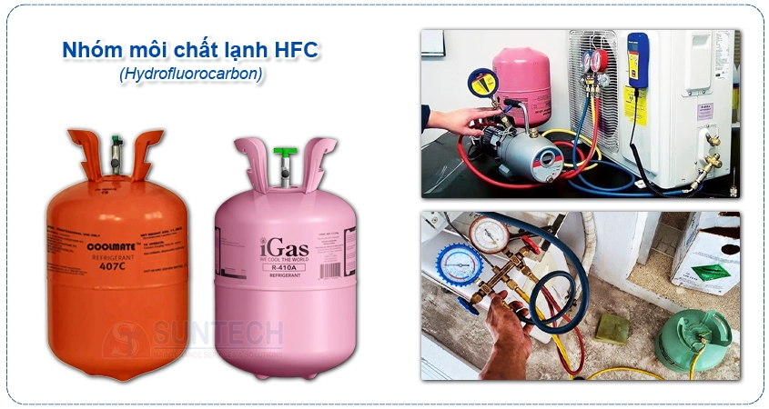Nhóm môi chất lạnh HFC (Hydrofluorocarbon)