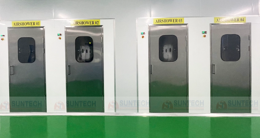 Cung cấp lắp đặt thiết bị Air Shower 1 model