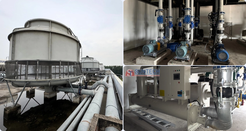 Hệ thống Chiller cho nhà máy sản xuất