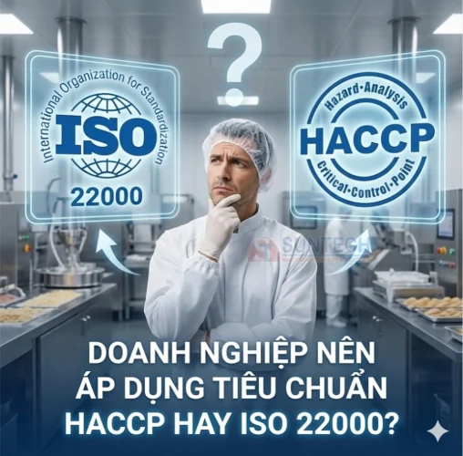Doanh nghiệp nên áp dụng tiêu chuẩn HACCP hay ISO 22000 ?
